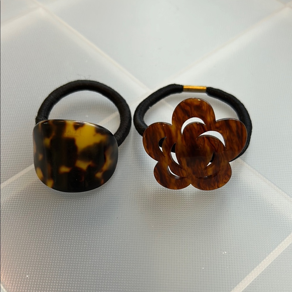 Tortoise Shell Hair Ties